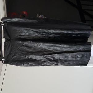 Black none leather skirt